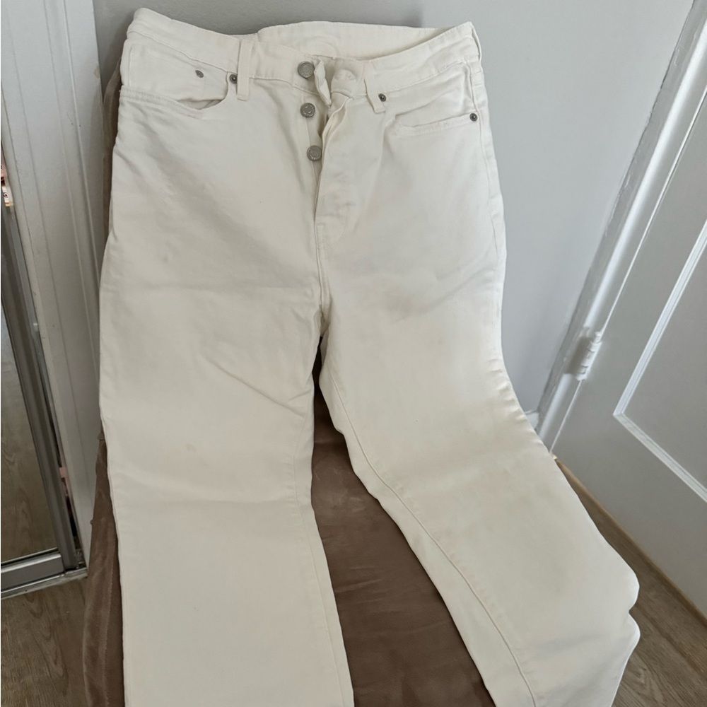 White jeans